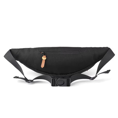 Waterproof Crossbody Shoulder Bag Leather Waist Bag Rinoneras Sacs Banane Women Mens Water Proof Polyester Waist Bag Big Zipper - MCROONS.COM