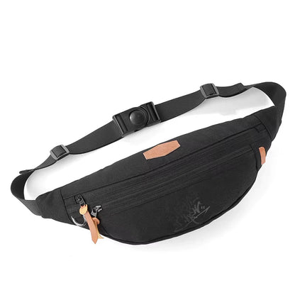 Waterproof Crossbody Shoulder Bag Leather Waist Bag Rinoneras Sacs Banane Women Mens Water Proof Polyester Waist Bag Big Zipper - MCROONS.COM