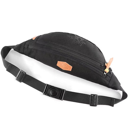 Waterproof Crossbody Shoulder Bag Leather Waist Bag Rinoneras Sacs Banane Women Mens Water Proof Polyester Waist Bag Big Zipper - MCROONS.COM