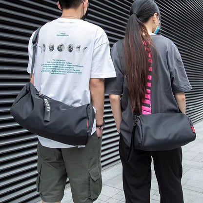 Waterproof Gym Bag Fitness Outdoor Travel Gym Bag Unisex Soft Crossbody Bags Men - MCROONS.COM