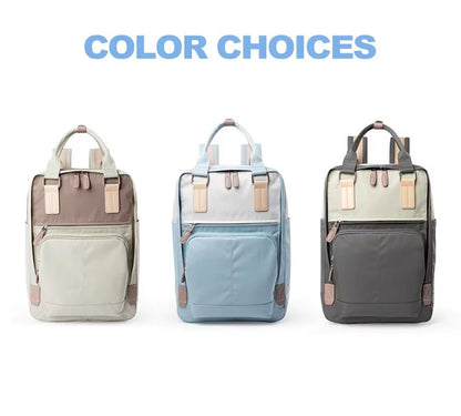 Waterproof Korean Backpack Bags for Girl Donut Backpack Laptop Collage Backpack - MCROONS.COM