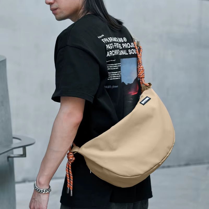 Waterproof PVC Men Sling Crossbody Bags for Men Cycling Crossbody Bags - MCROONS.COM