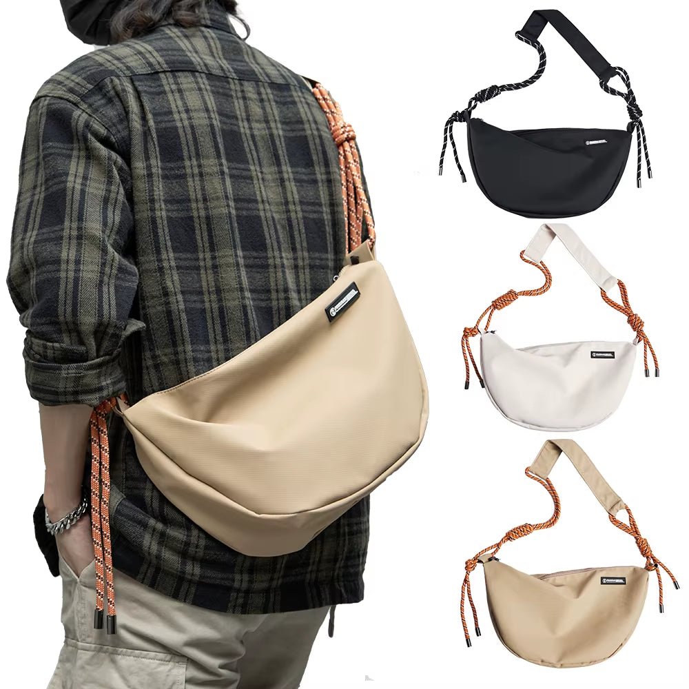 Waterproof PVC Men Sling Crossbody Bags for Men Cycling Crossbody Bags - MCROONS.COM