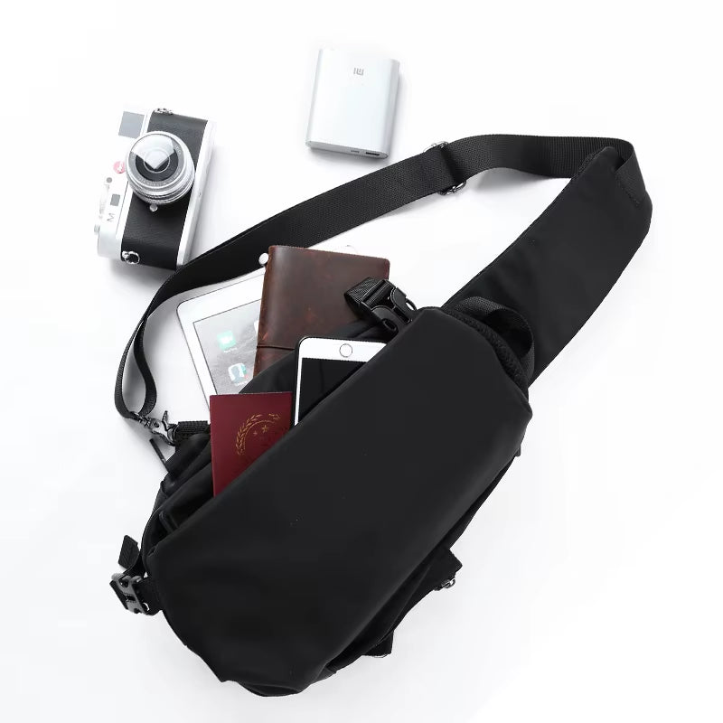 Waterproof Sling Bag Crossbody for Men Women Sling Bag Hiking Multipurpose Cross Body Chest Bag - MCROONS.COM