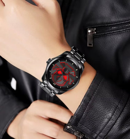 Wholesale SKMEI Skeleton Skull Hollow Face Fashion Sport Customize OEM Factory Men Quartz Watch Wrist - MCROONS.COM