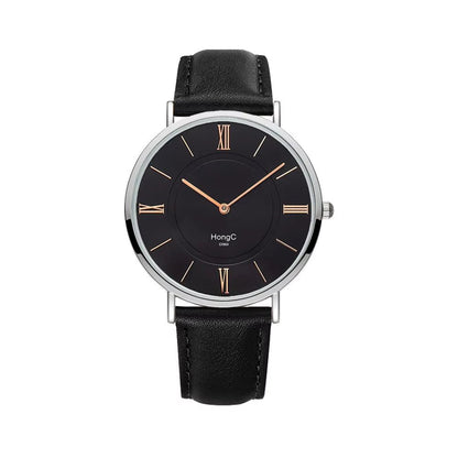 YAZOLE D Hot Selling Modern Men Black Quartz Watches Minimalist Case Waterproof Custom Wristwatches Relojes - MCROONS.COM