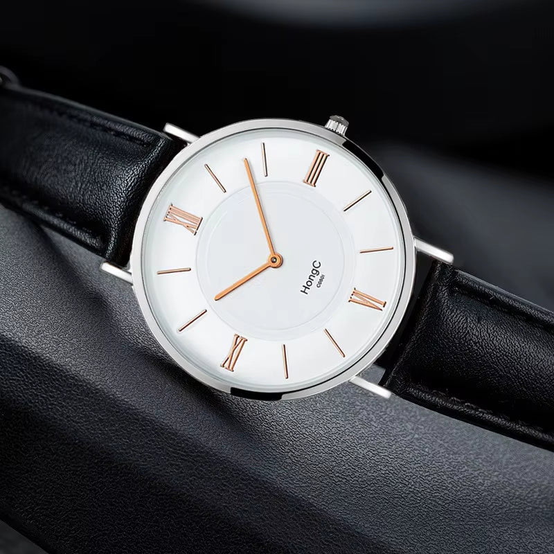 YAZOLE D Hot Selling Modern Men Black Quartz Watches Minimalist Case Waterproof Custom Wristwatches Relojes - MCROONS.COM