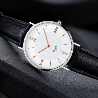 YAZOLE D Hot Selling Modern Men Black Quartz Watches Minimalist Case Waterproof Custom Wristwatches Relojes - MCROONS.COM