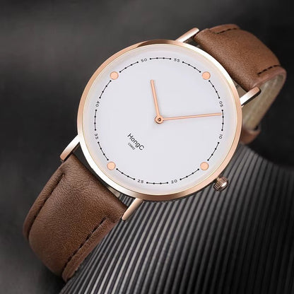 YAZOLE D Luxury Black Silver Case Custom Men Quartz Watches Two Pointers Minimalist Waterproof Wristwatch Factory Sale - MCROONS.COM