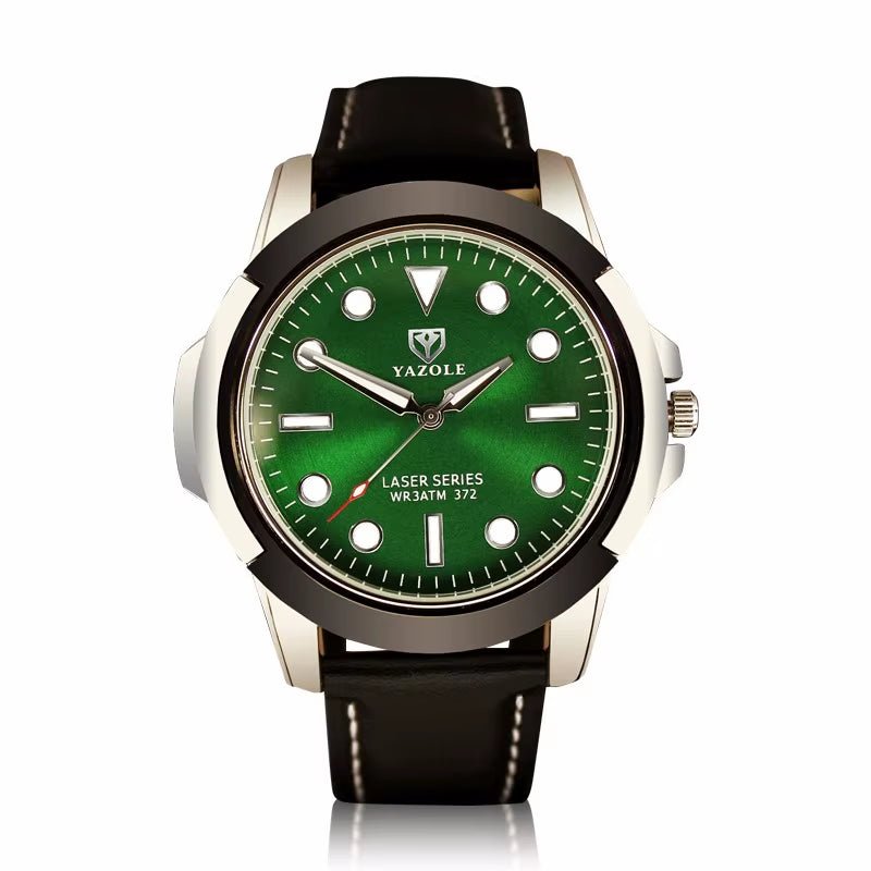 YAZOLE D Luxury Mens Watches Sport Style Hot Sale Factory Custom Logo Quartz Watch Classic Leather Wristwatch Wholesale - MCROONS.COM