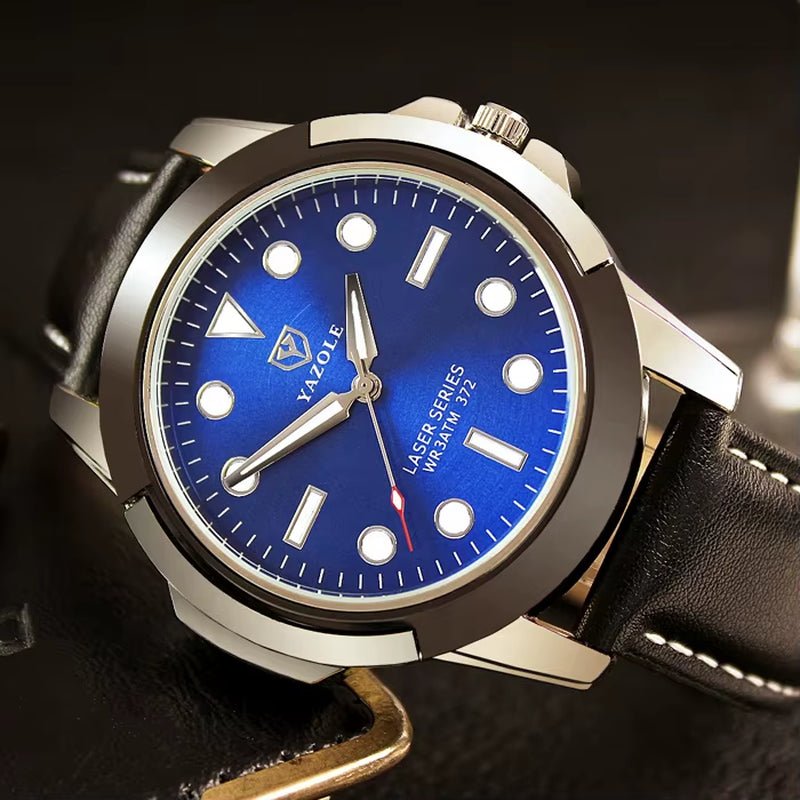 YAZOLE D Luxury Mens Watches Sport Style Hot Sale Factory Custom Logo Quartz Watch Classic Leather Wristwatch Wholesale - MCROONS.COM