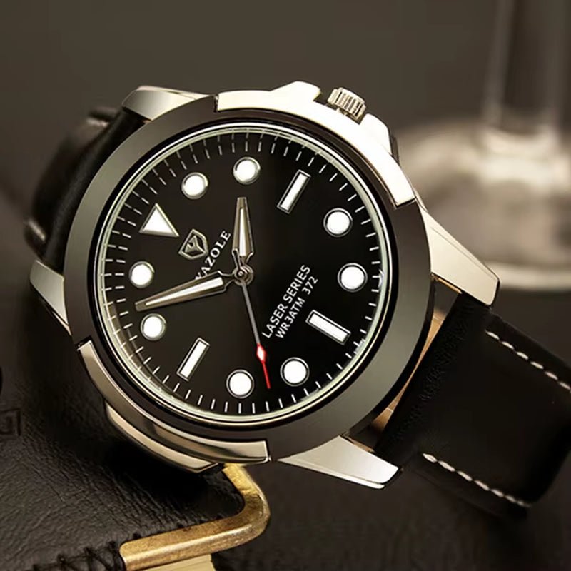 YAZOLE D Luxury Mens Watches Sport Style Hot Sale Factory Custom Logo Quartz Watch Classic Leather Wristwatch Wholesale - MCROONS.COM