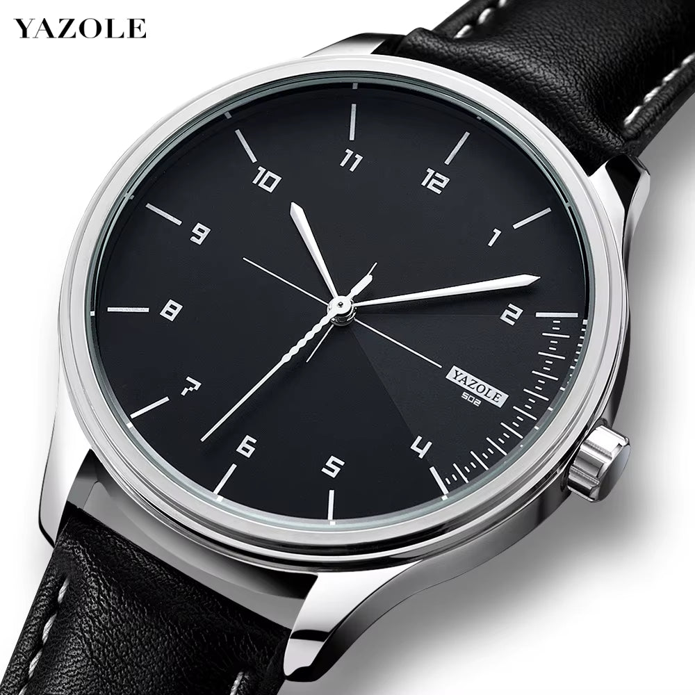 Yazole J Hot Sale Men Quartz Watches Factory Wristwatches Relojes Masculinos Wholesale OEM ODM Business Watches - MCROONS.COM
