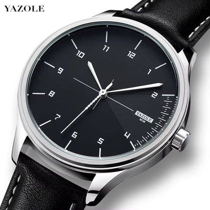 Yazole J Hot Sale Men Quartz Watches Factory Wristwatches Relojes Masculinos Wholesale OEM ODM Business Watches - MCROONS.COM