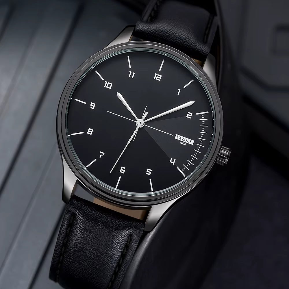 Yazole J Hot Sale Men Quartz Watches Factory Wristwatches Relojes Masculinos Wholesale OEM ODM Business Watches - MCROONS.COM