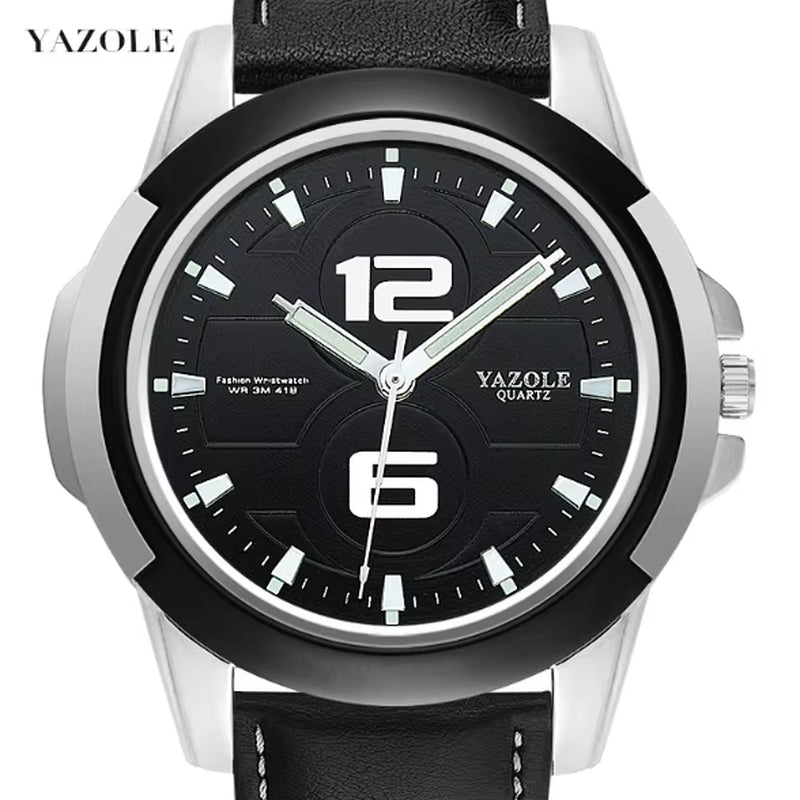 Yazole M Whosale Cheap Luminous Watch Men Business Watch Waterproof High Quality Wristwatches - MCROONS.COM