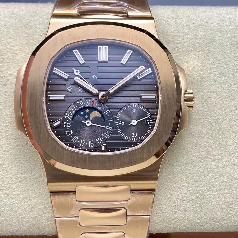 ZF Factory Luxury CEO Gold Watch Men'S Business Automatic Mechanical Watch Kinetic Energy Storage Moon Phase Watch - MCROONS.COM