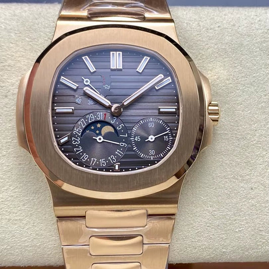 ZF Factory Luxury CEO Gold Watch Men'S Business Automatic Mechanical Watch Kinetic Energy Storage Moon Phase Watch - MCROONS.COM